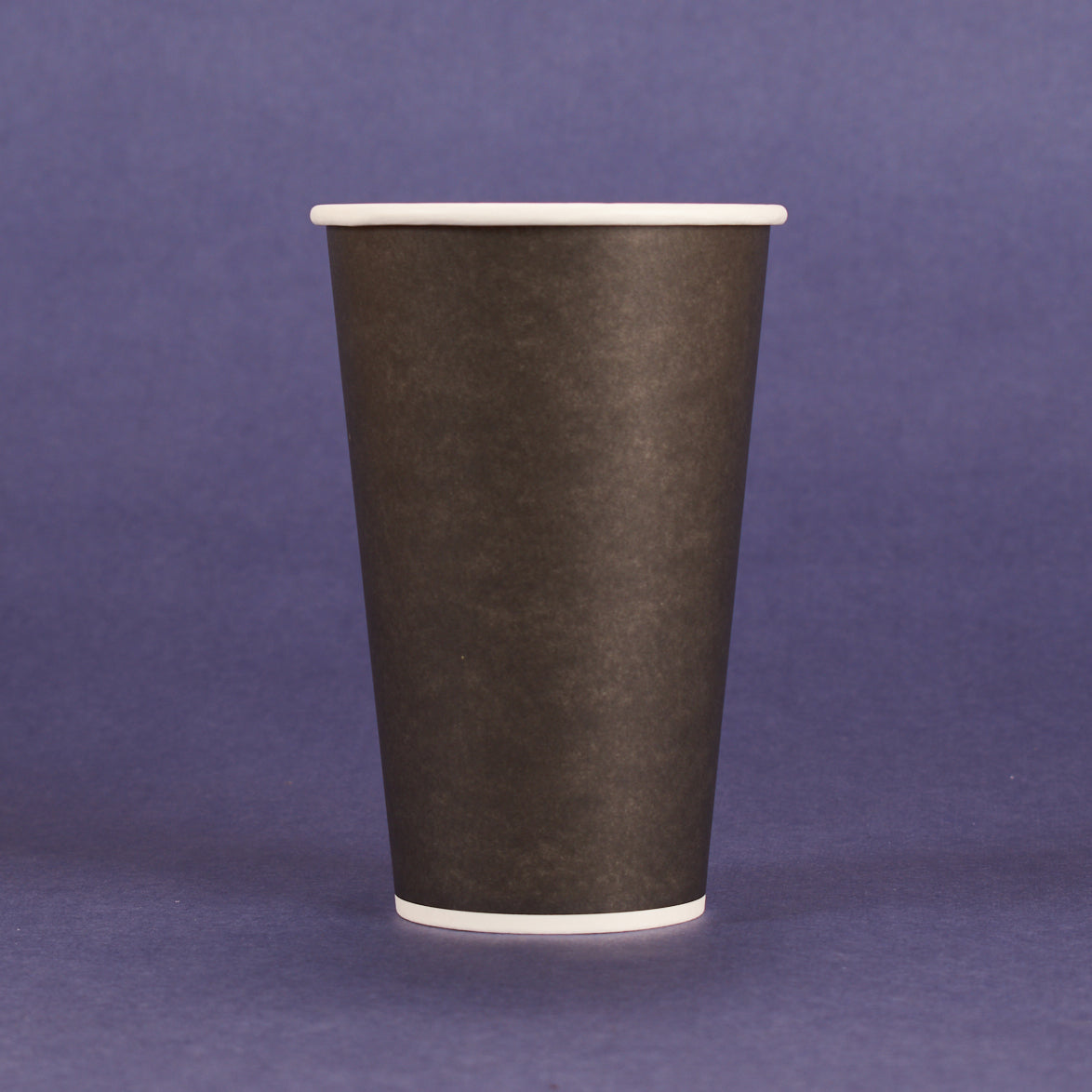 16OZ PAPER HOT CUPS - Black (90MM) - 1,000 CT