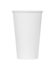 16OZ PAPER HOT CUPS - WHITE (90MM) - 1,000 CT