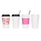 16OZ PAPER HOT CUPS - WHITE (90MM) - 1,000 CT