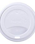 SIPPER DOME LIDS FOR 10OZ ~ 24OZ HOT CUPS WHITE (1,000/CS)