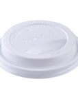 SIPPER DOME LIDS FOR 10OZ ~ 24OZ HOT CUPS WHITE (1,000/CS)