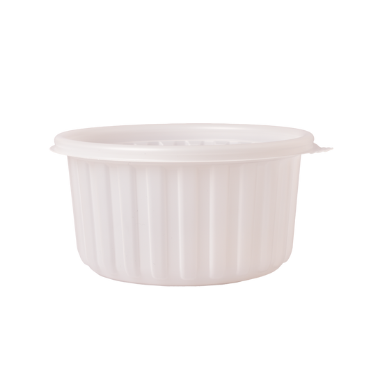 [BASE] SMALL Microwavable P.P. To-Go Bowl 158∅ x 80mm (H) (300 Pcs)