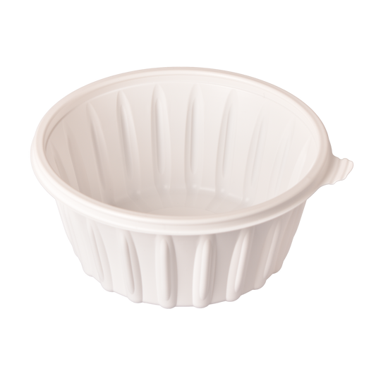 [BASE] SMALL Microwavable P.P. To-Go Bowl 220∅ x 103mm (H) (200 Pcs)