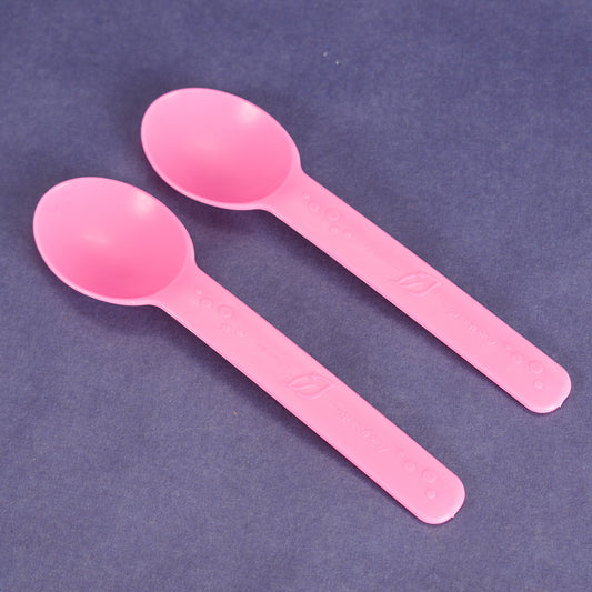 Bio-Based Spoon Heavy Weight_Pink (1000/cs)