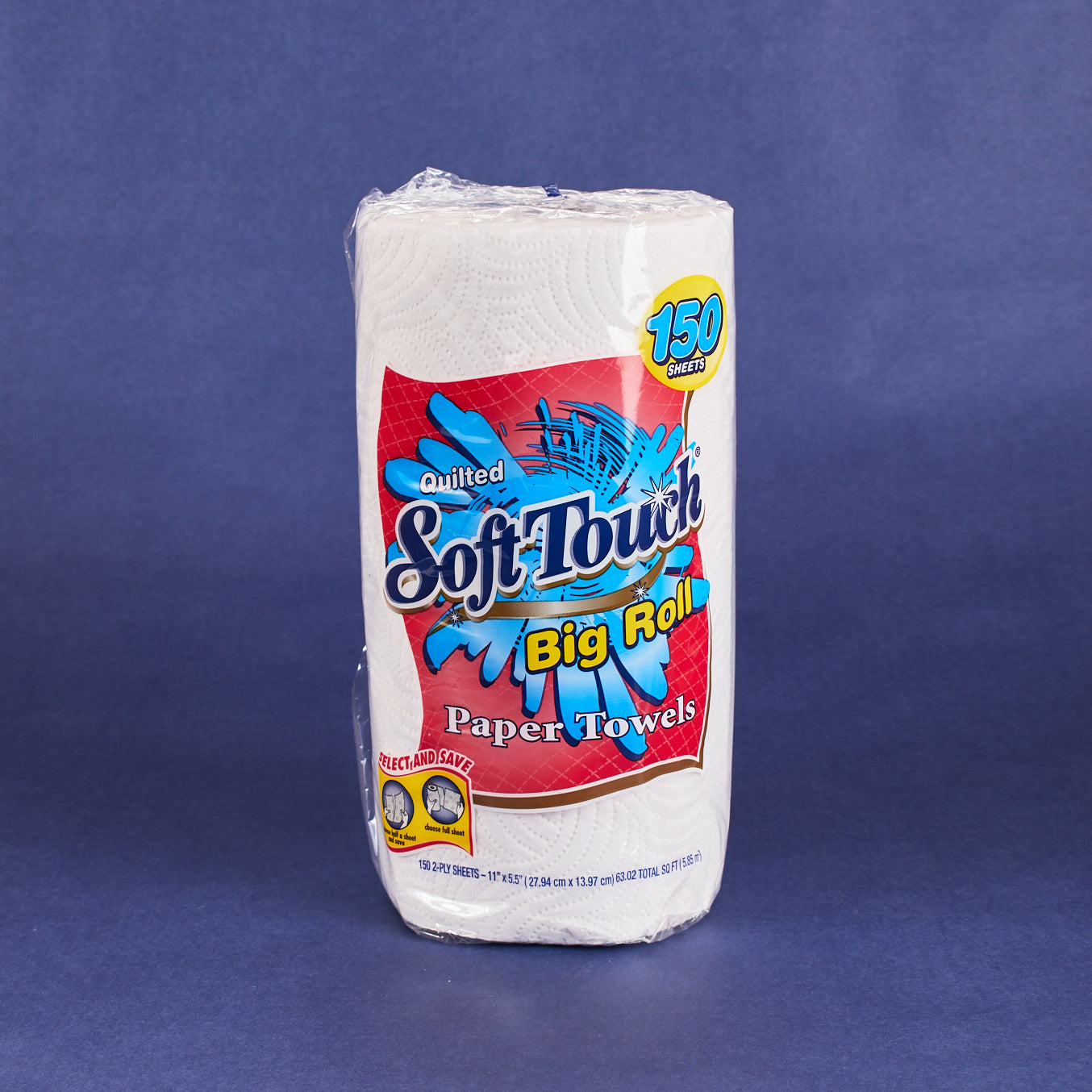 Soft Touch Kitchen Towel White 11 x 9 (24Roll/100Sheet)