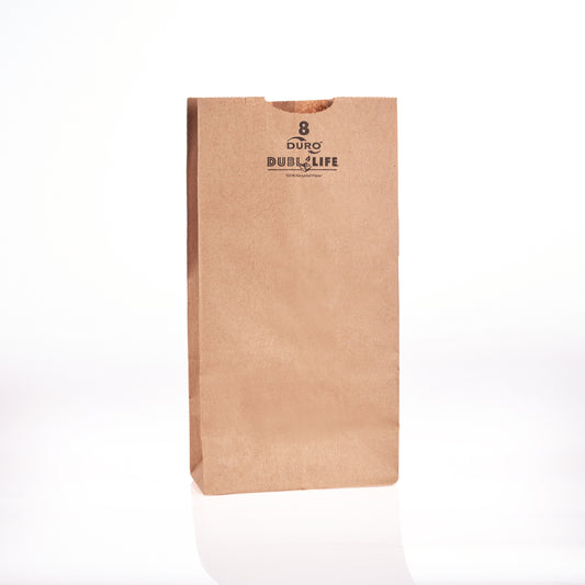 Brown Paper Bag  6 1/8x4 1/8x12 7/16  (500bl/cs) 18408
