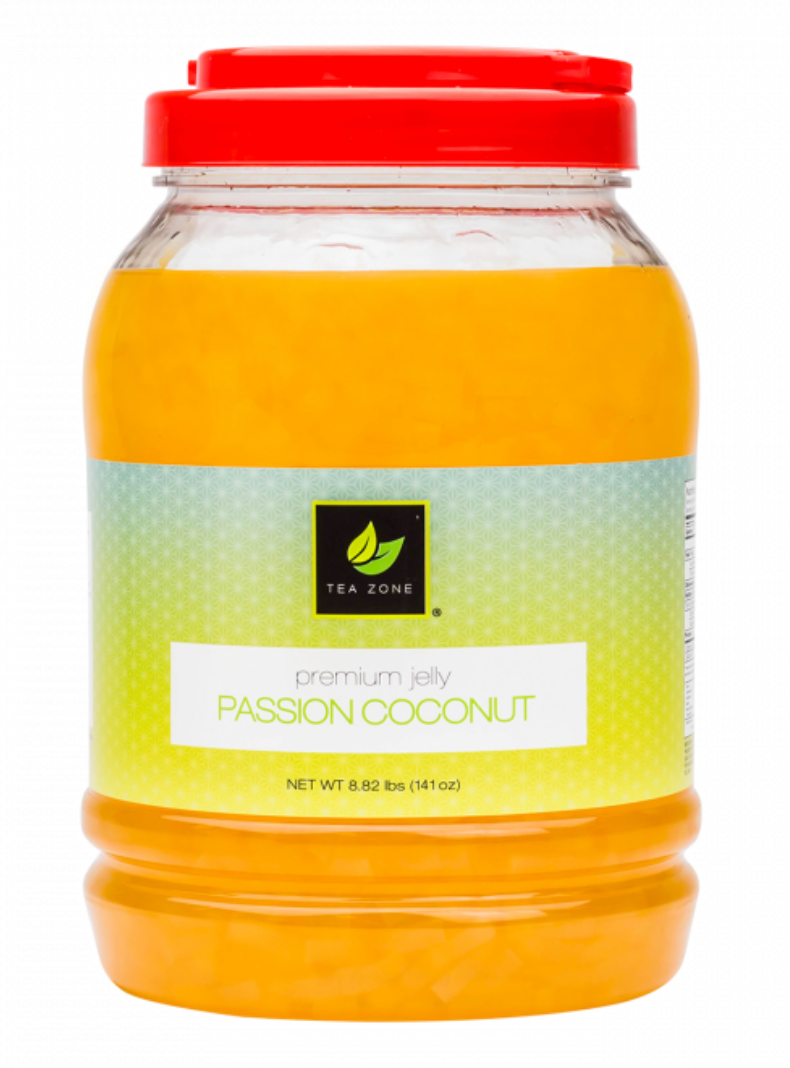 Passion Fruit  Coconut Jelly