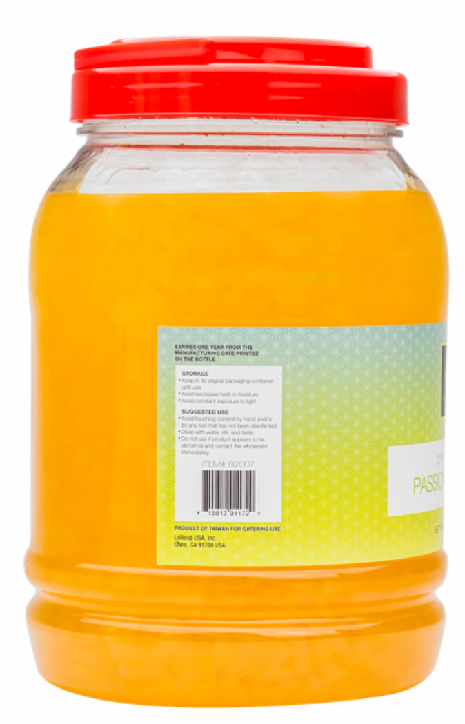 Passion Fruit  Coconut Jelly
