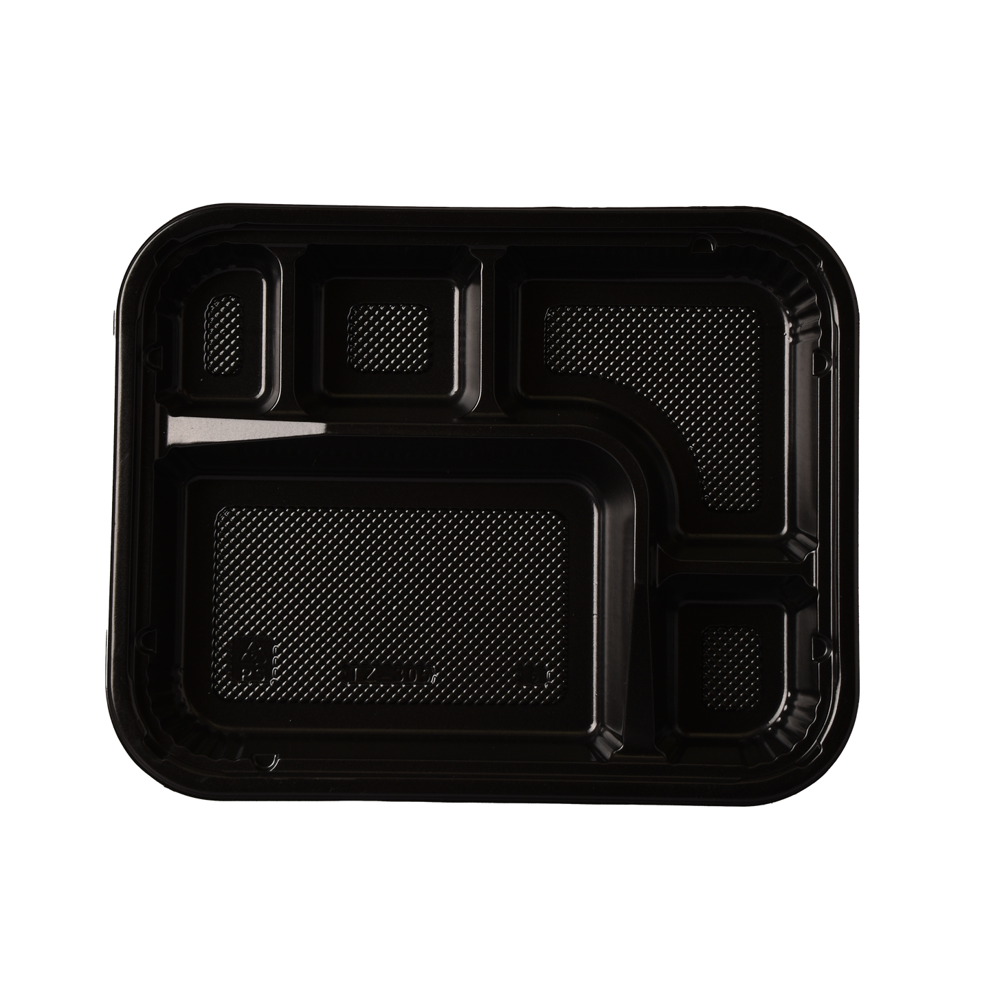 [TZ-305] 5 Compart Plastic Bento Box & Lid (Small) -252 / pcs
