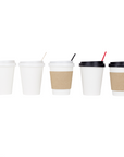 8OZ PAPER HOT CUPS - WHITE - 1,000 CT