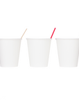 10OZ PAPER HOT CUPS - WHITE (90MM) - 1,000 CT