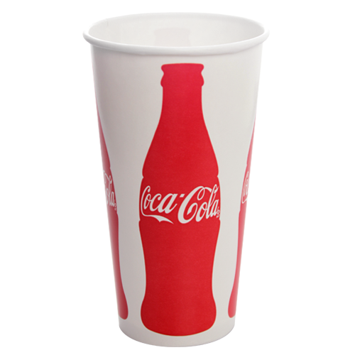 32oz Paper Cold Cups - Coca Cola (90MM) - (600/cs), C-KCP32 (Coke)