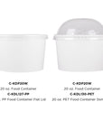 20oz Food Container White