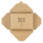 #4 Kraft Fold-To-Go Box 110oz 160ct