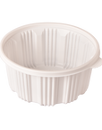 [SET] MEDIUM Microwavable P.P. Plastic Bowl with Lid 240ø x 140mm (H) (100 Set)