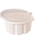 [SET] MEDIUM Microwavable P.P. Plastic Bowl with Lid 240ø x 140mm (H) (100 Set)