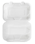 9"x6" Bagasse Hinged Container