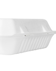 9"x9" Bagasse Hinged Container